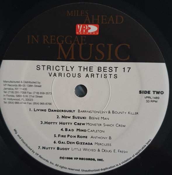 Various - Strictly The Best 17 (Vinyl, LP, Compilation) Good Plus (G+) / Very Good Plus (VG+)