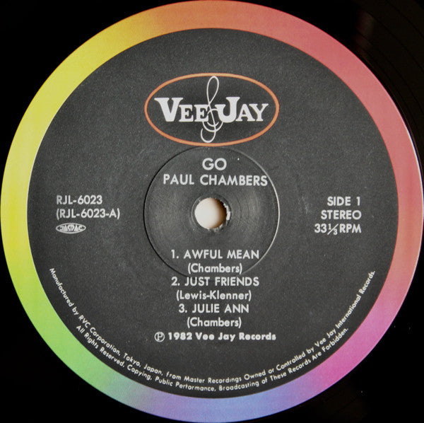 Paul Chambers (3) - Go (Vinyl, LP, Album, Reissue, Stereo) Very Good (VG) / Very Good (VG)
