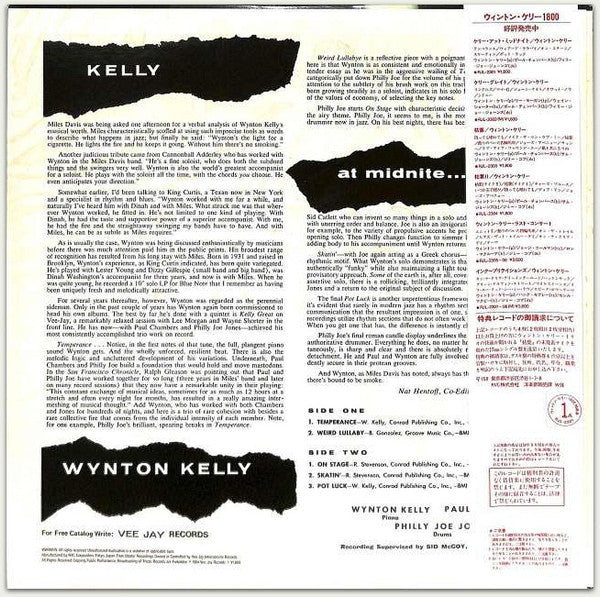 Wynton Kelly - Kelly At Midnite (Vinyl, LP, Album, Limited Edition,...