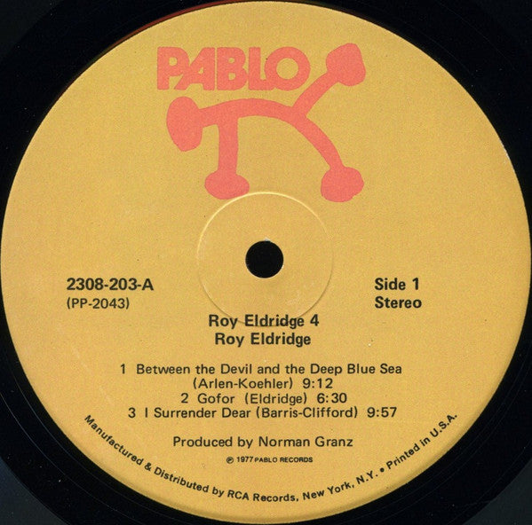 Roy Eldridge 4 - Montreux '77 (Vinyl, LP, Album) Very Good Plus (VG+) / Good Plus (G+)