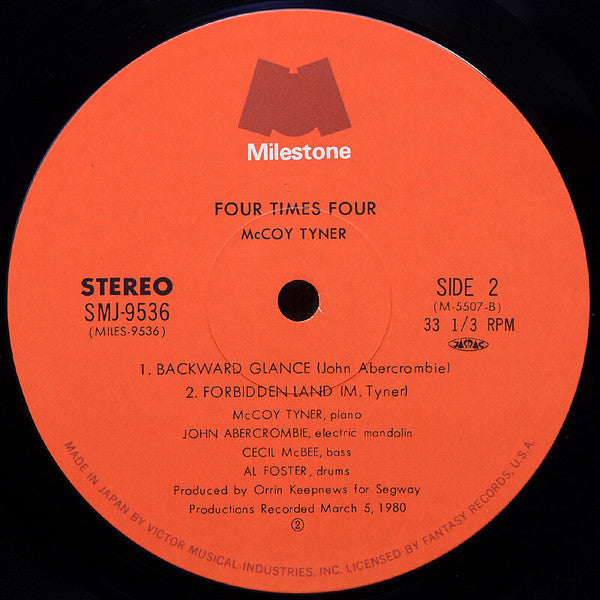 McCoy Tyner - 4 X 4 (2xVinyl, LP, Album) Very Good Plus (VG+) / Very Good Plus (VG+)