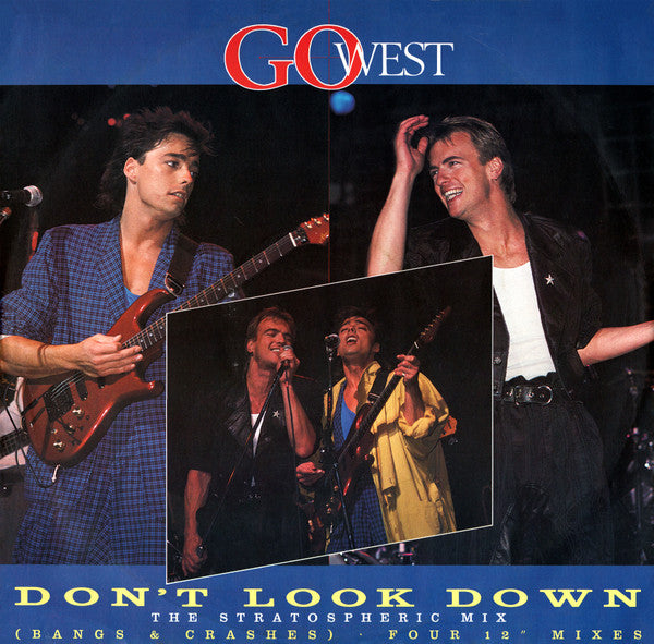Go West - Don't Look Down (The Stratospheric Mix) (Vinyl, 12", 45 RPM) Good Plus (G+) / Very Good (VG)