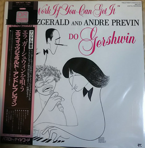 Ella Fitzgerald - Nice Work If You Can Get It - Ella Fitzgerald And Andre Previn Do Gershwin (Vinyl, LP, Reissue) Very Good Plus (VG+) / Very Good (VG)