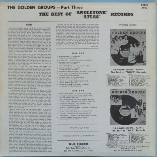 Various - The Best Of Angletone Atlas Records (Vinyl, LP, Compilation) Very Good (VG) / Very Good (VG)
