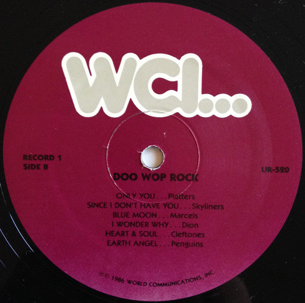 Various - Doo Wop Rock (3xVinyl, LP, Compilation) Very Good Plus (VG+) / Good Plus (G+)