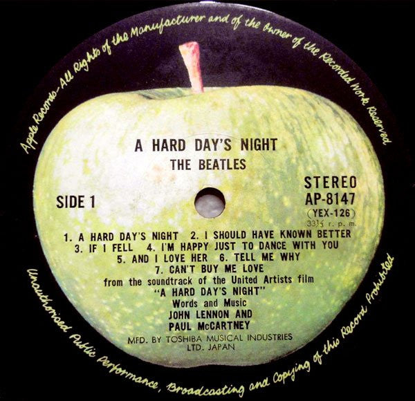 The Beatles - A Hard Day's Night (Vinyl, LP, Album, Reissue, Stereo)
