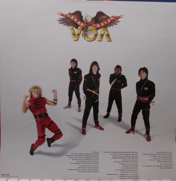 Sammy Hagar - VOA (Vinyl, LP, Album) Very Good (VG) / Good Plus (G+)