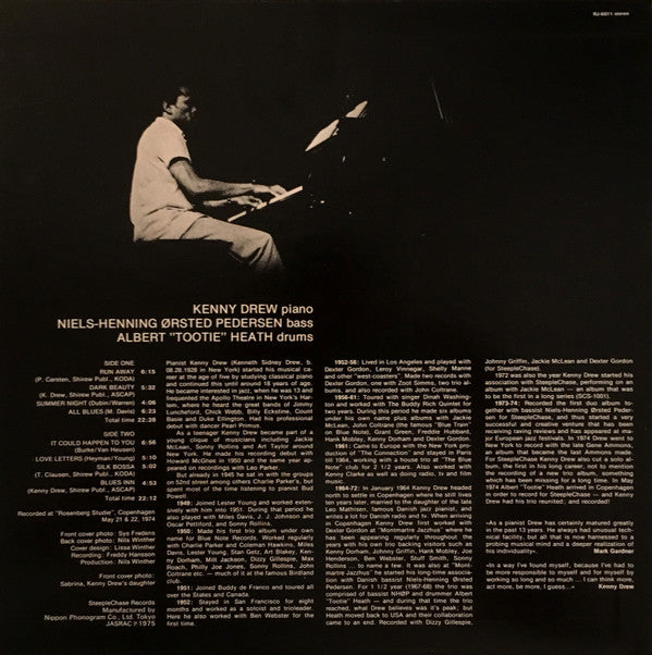 The Kenny Drew Trio - Dark Beauty (Vinyl, LP, Album, Stereo)