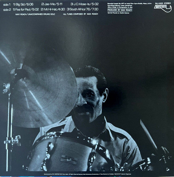 Max Roach - Solos (Vinyl, LP, Album) Very Good Plus (VG+) / Very Good Plus (VG+)