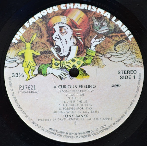 Tony Banks - A Curious Feeling (Vinyl, LP, Album, Stereo)