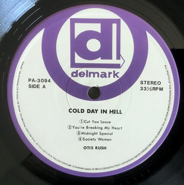 Otis Rush - Cold Day In Hell (Vinyl, LP, Album) Very Good (VG) / Very Good (VG)