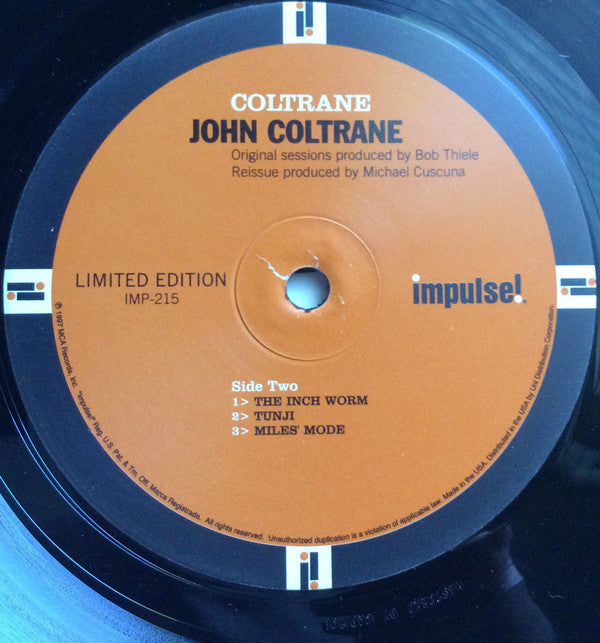 The John Coltrane Quartet - Coltrane (Vinyl, LP, Album, Limited Edi...