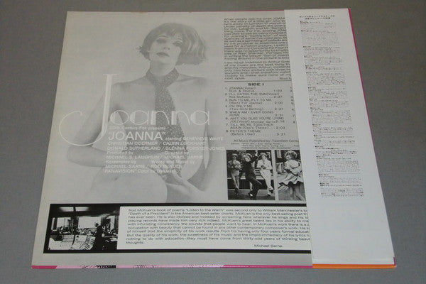 Rod McKuen - Joanna (Vinyl, LP, Album, Stereo) Very Good Plus (VG+) / Fair (F)