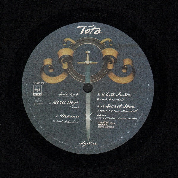 Toto - Hydra (Vinyl, LP, Album, Reissue) Very Good (VG) / Very Good (VG)