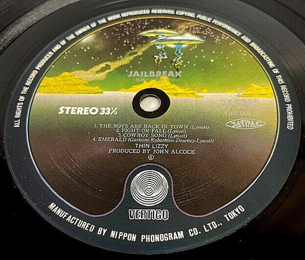Thin Lizzy - Jailbreak (Vinyl, LP, Album, Reissue) Very Good (VG) / Very Good (VG)