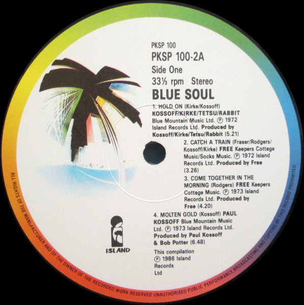 Paul Kossoff - Blue Soul (2xVinyl, LP, Compilation) Very Good (VG) / Very Good (VG)