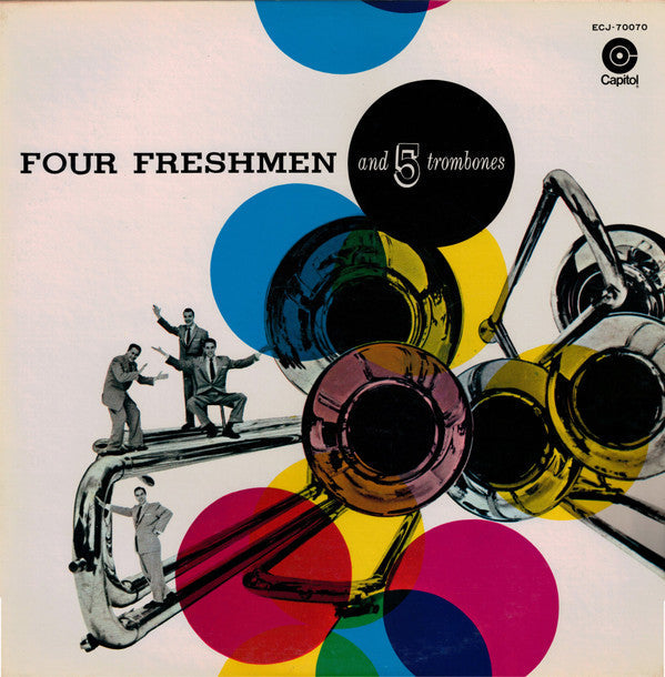 The Four Freshmen - Four Freshmen And 5 Trombones (Vinyl, LP, Album, Reissue, Mono) Very Good Plus (VG+) / Very Good (VG)
