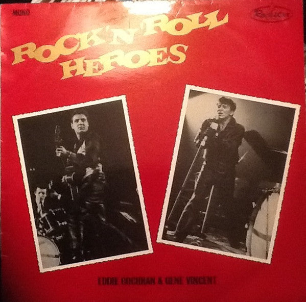 Eddie Cochran - Rock 'N' Roll Heroes (Vinyl, LP, Compilation, Reissue, Mono) Very Good Plus (VG+) / Very Good (VG)