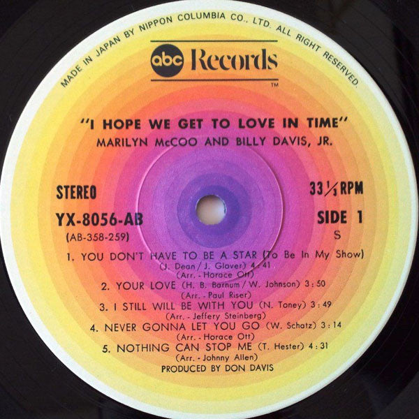 Marilyn McCoo & Billy Davis Jr. - I Hope We Get To Love In Time (Vi...