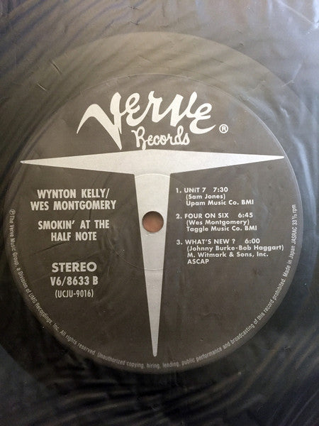 Wynton Kelly Trio - Smokin' At The Half Note (Vinyl, LP, Album, Limited Edition, Reissue, Remastered, Stereo) Very Good Plus (VG+) / Very Good Plus (VG+)