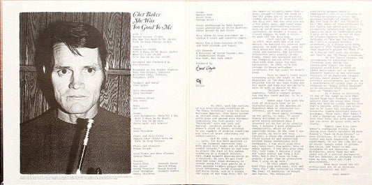 Chet Baker - She Was Too Good To Me = 枯葉 (Vinyl, LP, Album) Near Mint (NM or M-) / Very Good Plus (VG+)