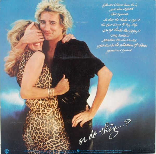 Rod Stewart - Blondes Have More Fun (Vinyl, LP, Album, Stereo) Very Good Plus (VG+) / Very Good (VG)