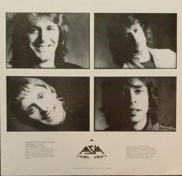 Asia (2) - Alpha (Vinyl, LP, Album, Stereo) Very Good (VG) / Very Good Plus (VG+)