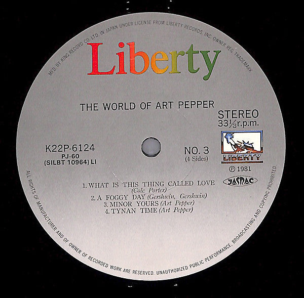 Art Pepper - The World Of Art Pepper (Vinyl, LP, Compilation)
