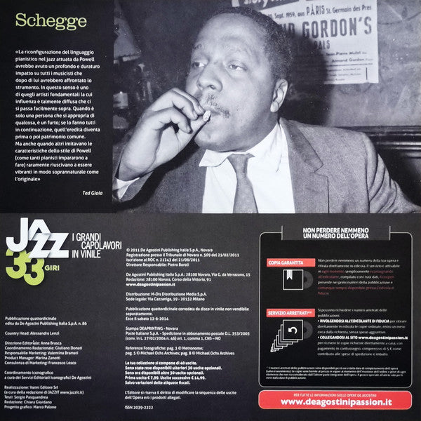 Bud Powell - The Genius Of Bud Powell (Vinyl, LP, Album, Reissue, Mono) Very Good Plus (VG+) / Very Good Plus (VG+)