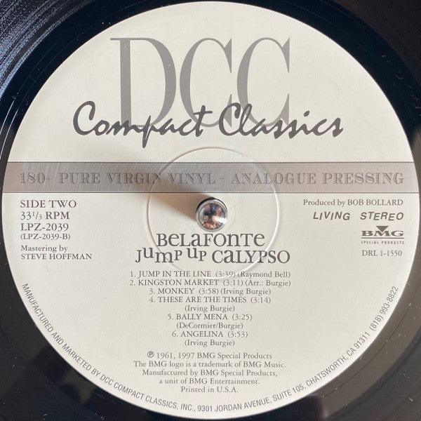 Harry Belafonte - Jump Up Calypso (Vinyl, LP, Album, Limited Editio...