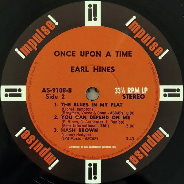 Earl Hines - Once Upon A Time (Vinyl, LP, Album, Reissue, Stereo) Very Good (VG) / Very Good Plus (VG+)