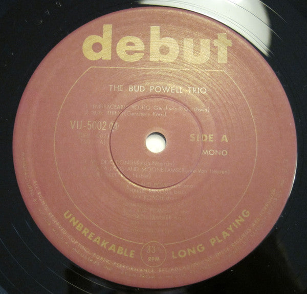 The Bud Powell Trio - The Bud Powell Trio (Vinyl, LP, Album, Reissu...