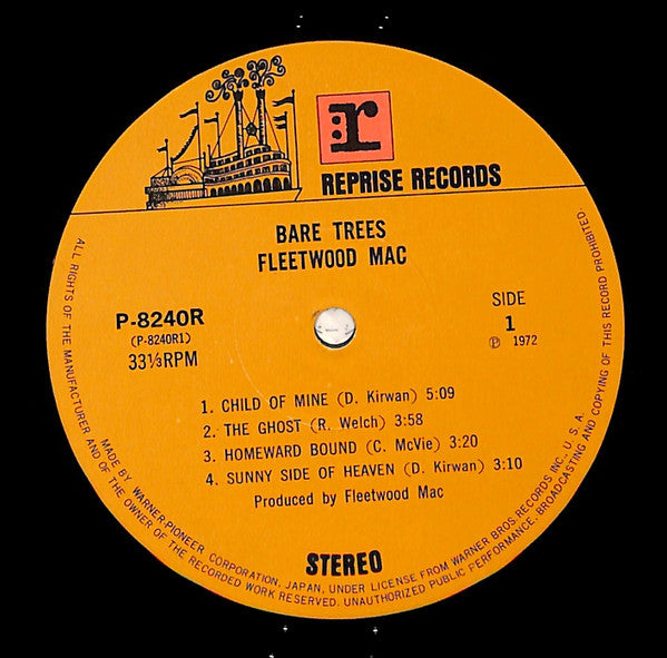 Fleetwood Mac - Bare Trees (Vinyl, LP, Album, Reissue, Stereo) Very Good Plus (VG+) / Very Good Plus (VG+)