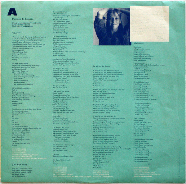 Rickie Lee Jones - The Magazine (Vinyl, LP, Album) Very Good Plus (VG+) / Very Good (VG)