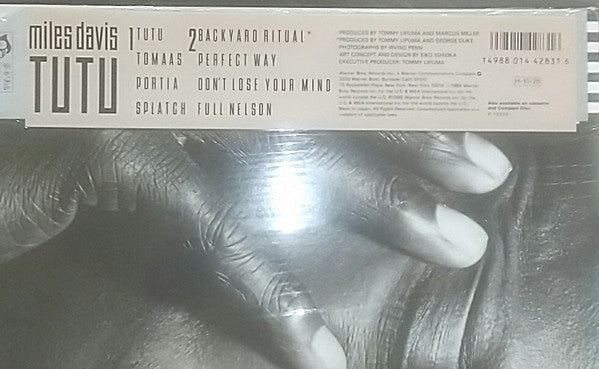 Miles Davis - Tutu (Vinyl, LP, Album)