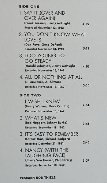 The John Coltrane Quartet - Ballads (Vinyl, LP, Album, Reissue, Stereo) Near Mint (NM or M-) / Very Good (VG)