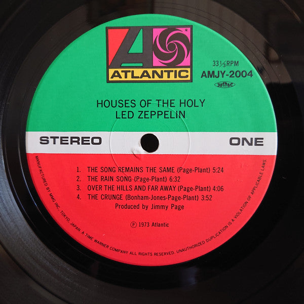 Led Zeppelin - Houses Of The Holy = 聖なる館 (Vinyl, LP, Album, Limited Edition, Reissue, Stereo) Very Good Plus (VG+) / Near Mint (NM or M-)