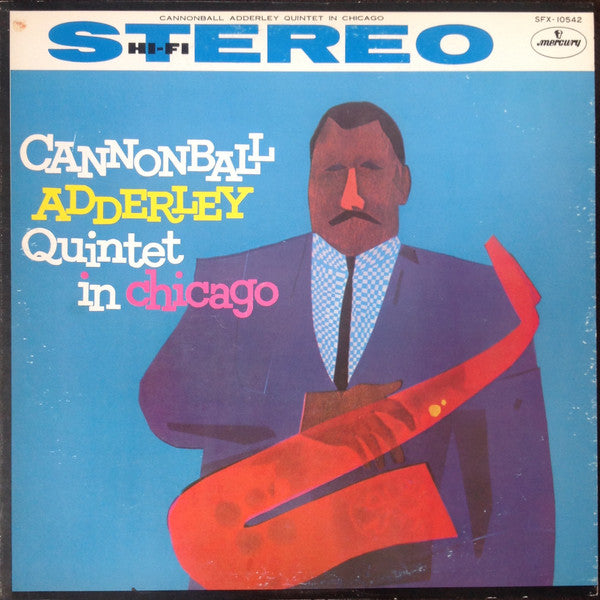 The Cannonball Adderley Quintet - In Chicago (Vinyl, LP, Album, Reissue, Stereo) Very Good Plus (VG+) / Very Good Plus (VG+)