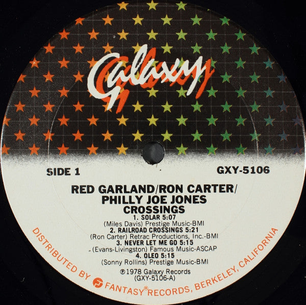 Red Garland - Crossings (Vinyl, LP, Album) Very Good Plus (VG+) / Very Good Plus (VG+)