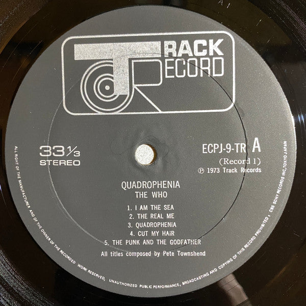 The Who - Quadrophenia (2xVinyl, LP, Album, Stereo) Very Good Plus (VG+) / Very Good (VG)
