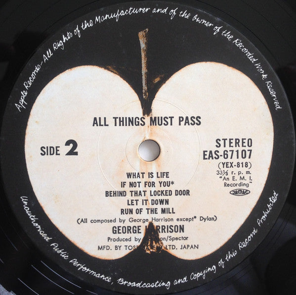 George Harrison - All Things Must Pass (Vinyl, Box Set, LP, Album, ...