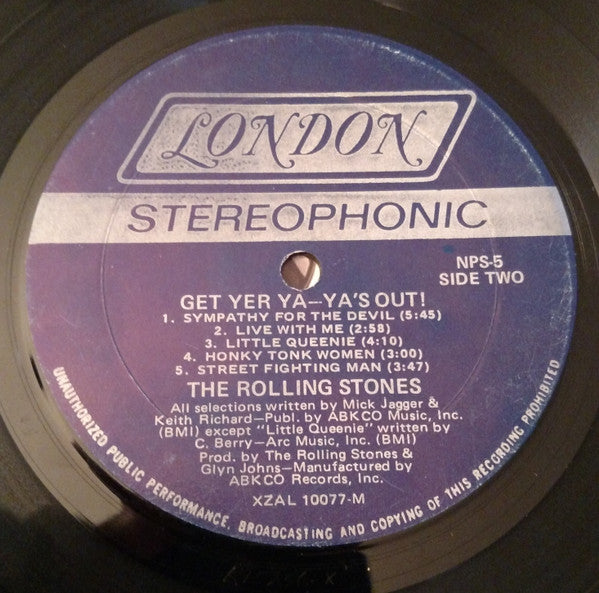 The Rolling Stones - Get Yer Ya-Ya's Out! (The Rolling Stones In Concert) (Vinyl, LP, Album) Good Plus (G+) / Good (G)