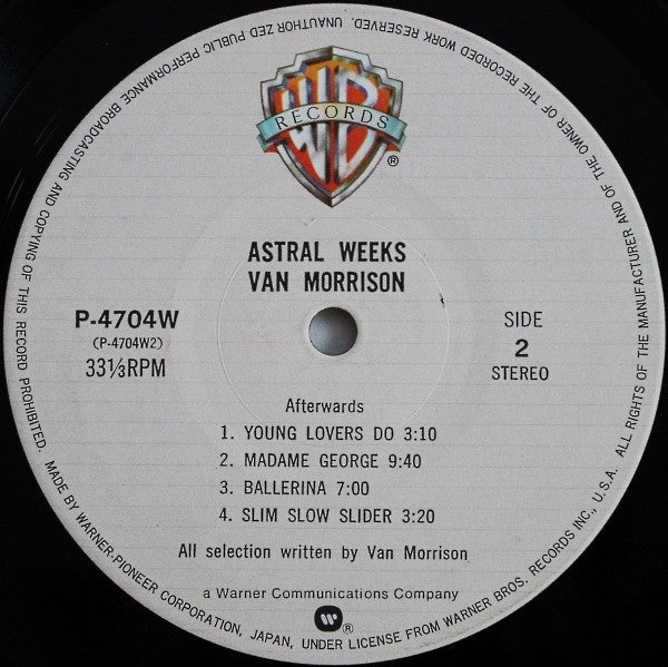 Van Morrison - Astral Weeks (Vinyl, LP, Album, Limited Edition, Reissue) Near Mint (NM or M-) / Very Good Plus (VG+)