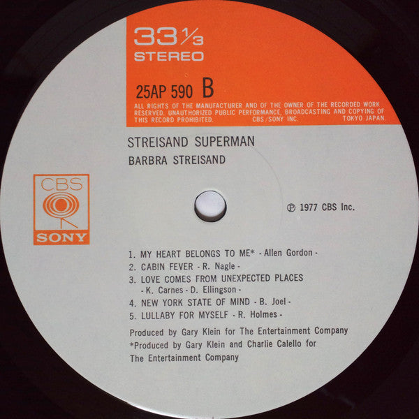 Barbra Streisand - Streisand Superman (Vinyl, LP, Album)