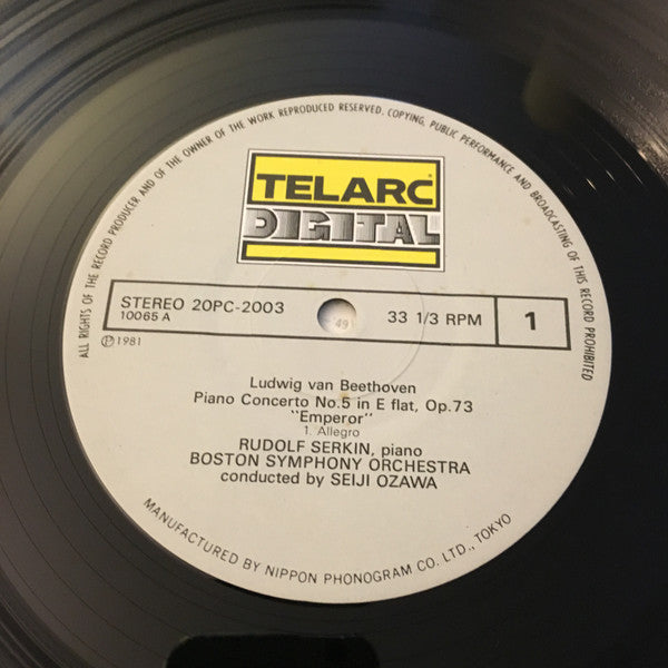 Ludwig van Beethoven - Piano Concerto No.5 In E Flat Major, Op. 73 «Emperor» (Vinyl, LP, Promo) Very Good Plus (VG+) / Very Good Plus (VG+)