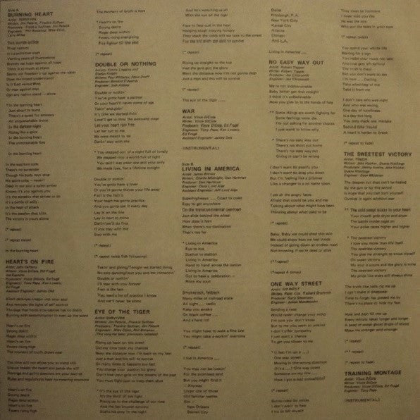 Various - Rocky IV - Original Motion Picture Soundtrack (Vinyl, LP,...