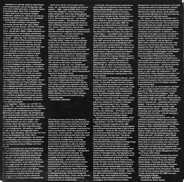 Various - Gittin' To Know Y'All (Vinyl, LP, Album, Reissue) Very Good Plus (VG+) / Very Good Plus (VG+)
