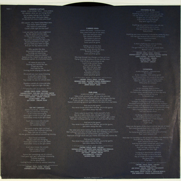 Crosby, Stills & Nash - CSN (Vinyl, LP, Album, Stereo)