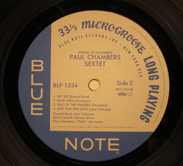 Paul Chambers Sextet - Whims Of Chambers (Vinyl, LP, Album, Reissue...