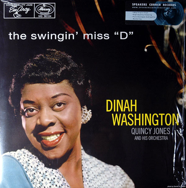 Dinah Washington - The Swingin' Miss "D" (Vinyl, LP, Album) Near Mint (NM or M-) / Near Mint (NM or M-)